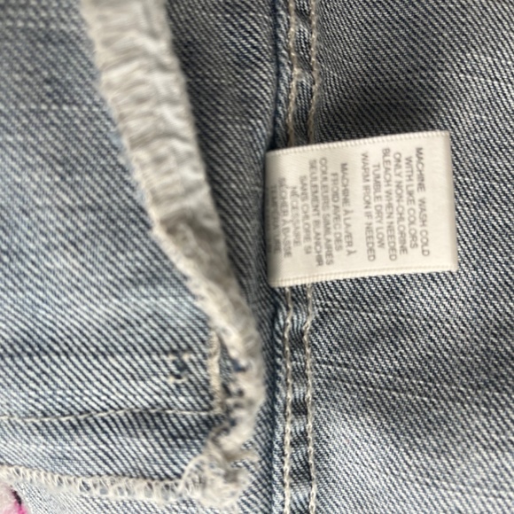 Rebecca Taylor Biker Moto Denim Vest Sleeveless Jacket Zipper Light Wash Gilet S - Picture 15 of 16